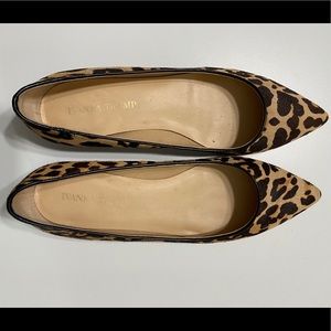 Leopard print flats